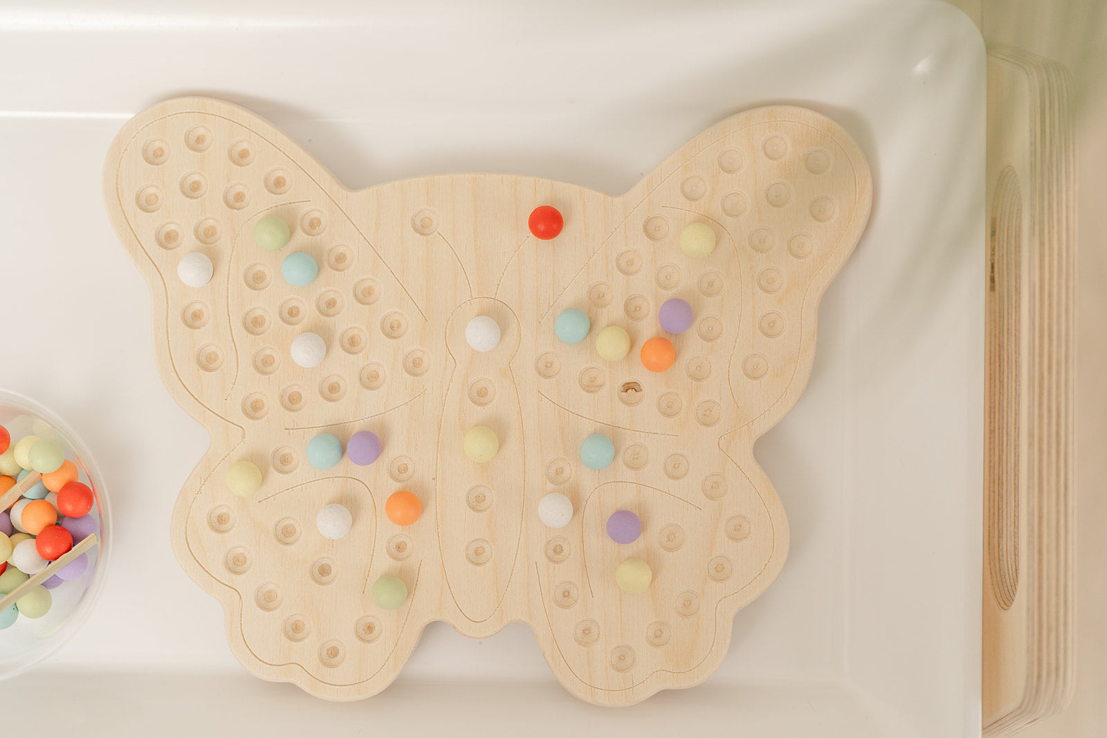 Blueberry and Third Butterfly Activity Board