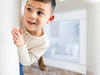 Bouncee Be Happy White Bounce House Kid Playing