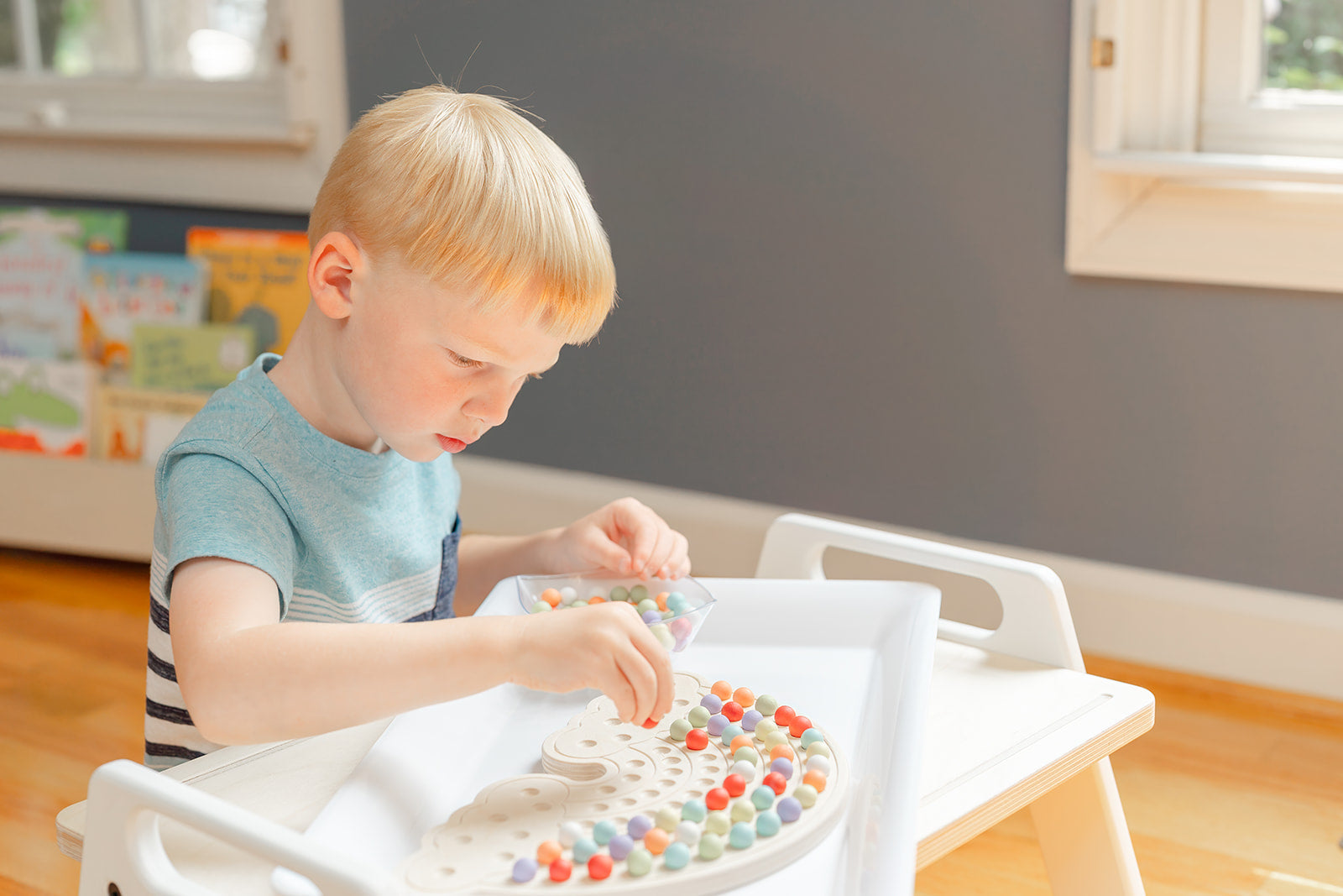 Blueberry and Third Rainbow Activity Board