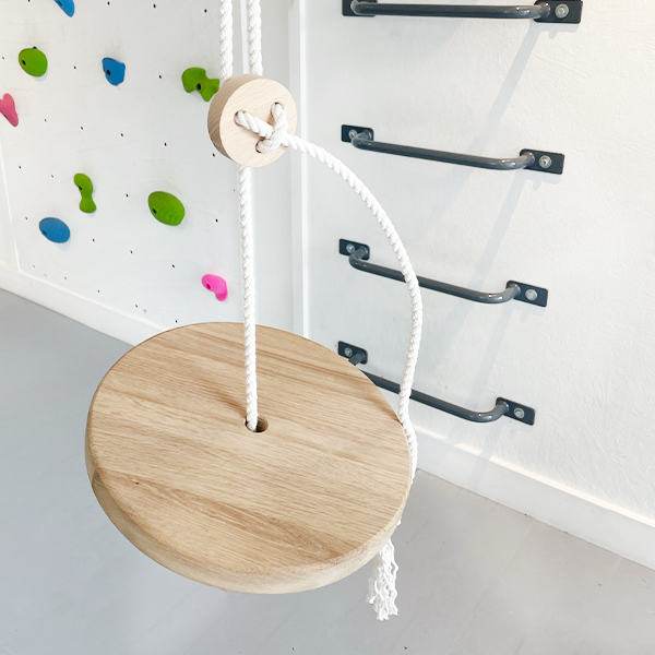 Wooden Disk Swing