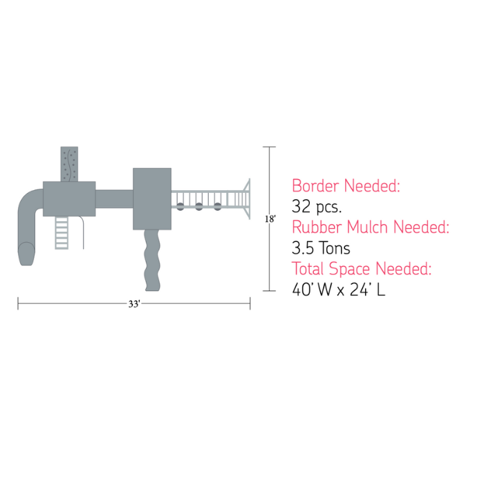 galaxy star swing set measurements