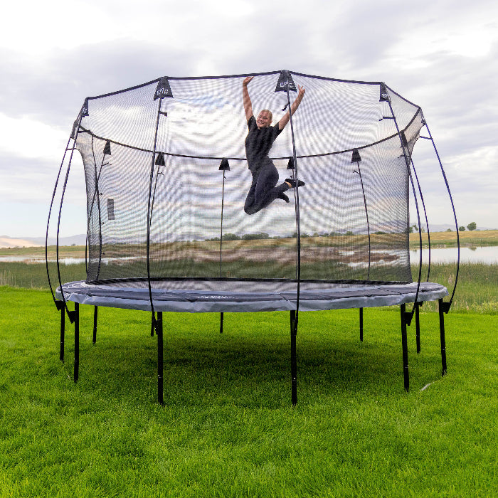 Skywalker Epic Series Round Trampoline lifestyle