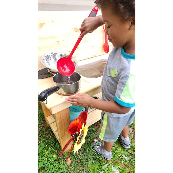 Little Colorado Mud Kitchen With Faucet Lifestyle 1