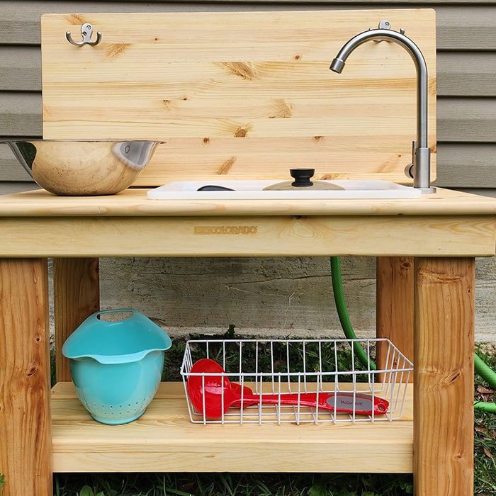 Little Colorado Mud Kitchen With Faucet Lifestyle 4