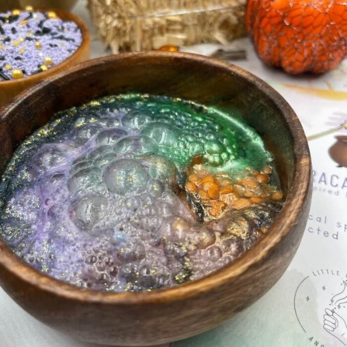 Little Hands and Nature Abracadabra - A Halloween Potion and Spell In a Bowl