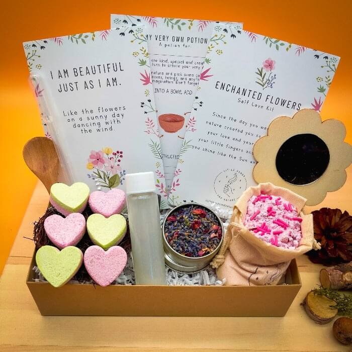 Little Hands and Nature Enchanted Flowers Self Love Potion Kit In A Box