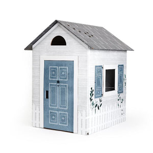 Make it Cute Cottage Cardboard Playhouse front