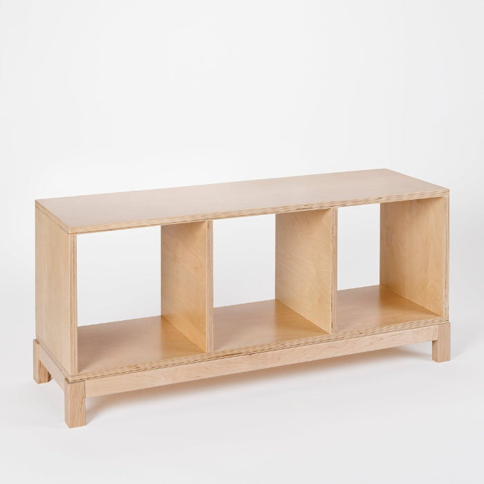 Milton and Goose Cubby Bench Natural Angled