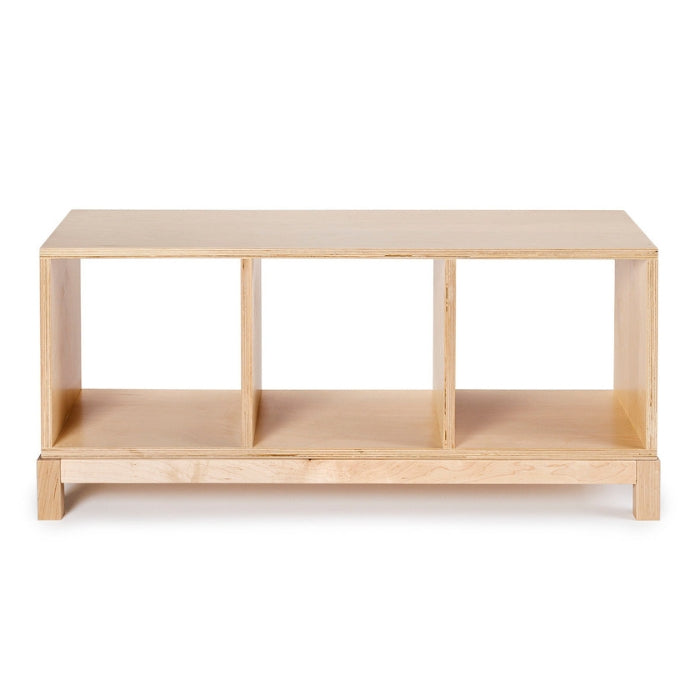 Milton & Goose Cubby Bench Natural Front View