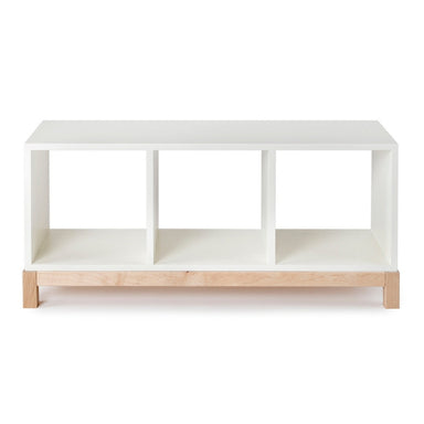 Milton and Goose Cubby Bench White Front View