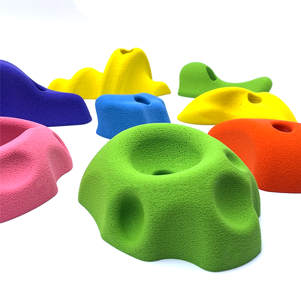 Multi Color Chunky Monkey Rock Wall Holds | Bolt On or Screw On