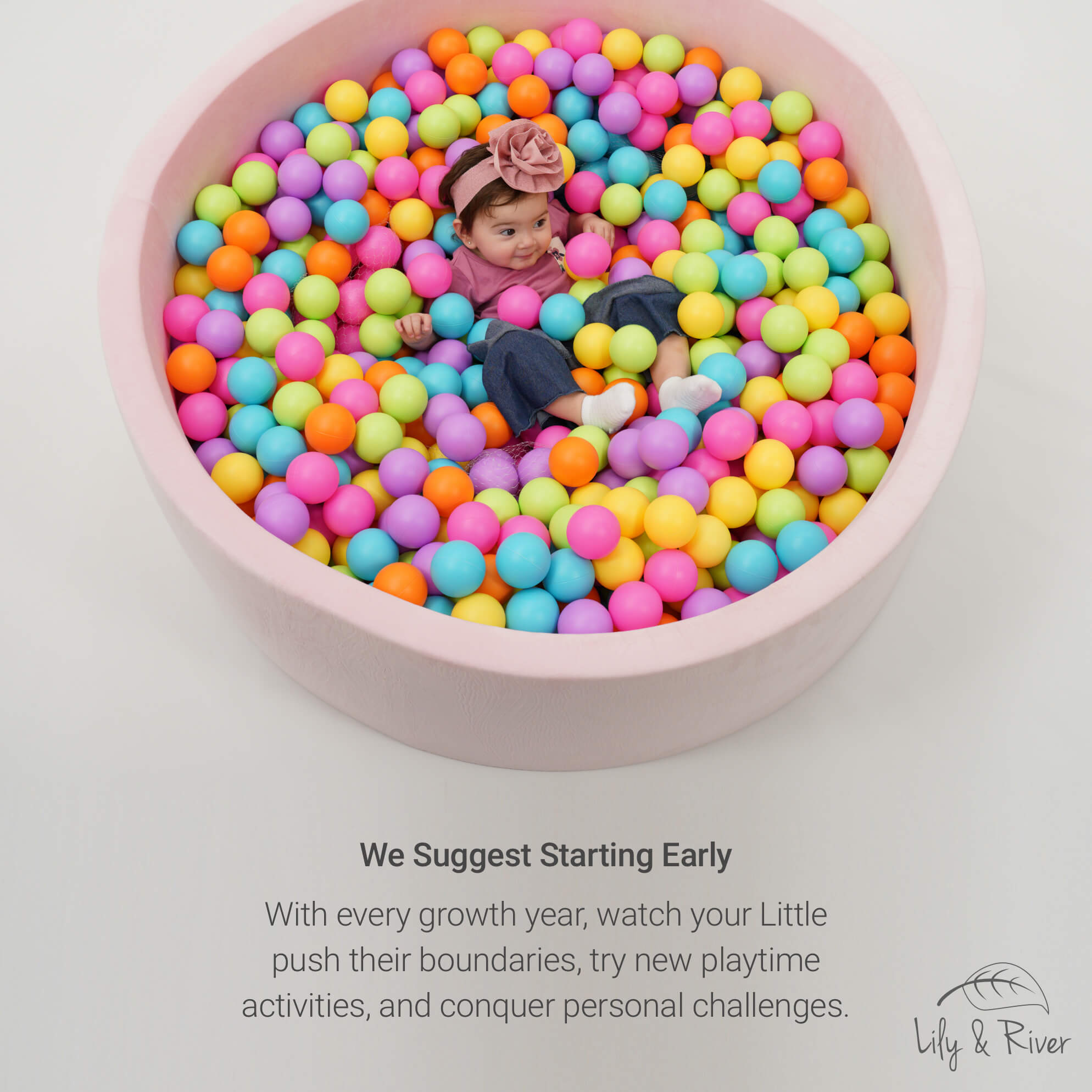 Lily and River Little Ball Pit Lifestyle 2