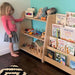 RAD Children's Furniture Tiered Montessori Bookshelf With Toddler