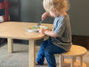 RAD Grow Stool with Table and a Toddler