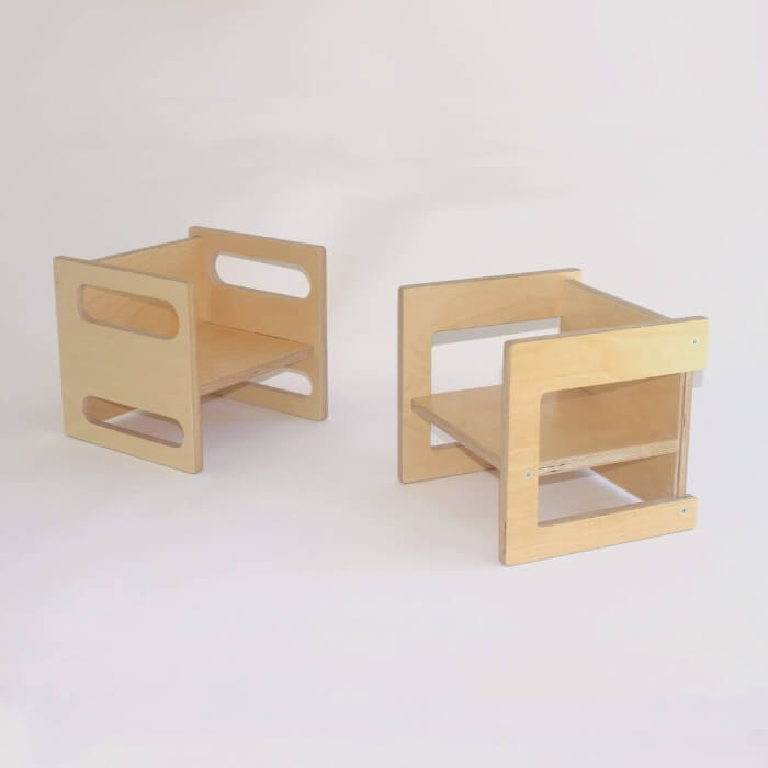 RAD Montessori Cube Chair perspective
