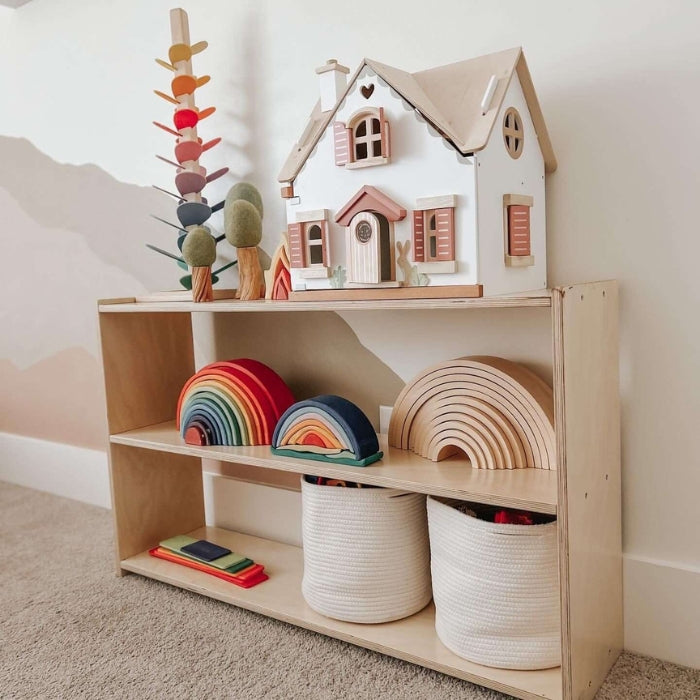 RAD Montessori Shelf 3-Tier Lifestyle Wide