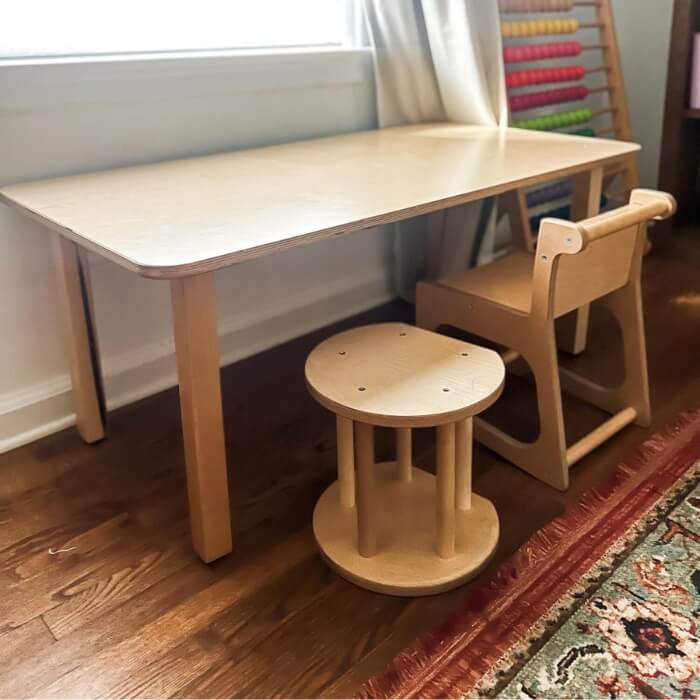 Infant Rectangle Table RAD Children's Furniture Rectangle Table — AlignedPlay