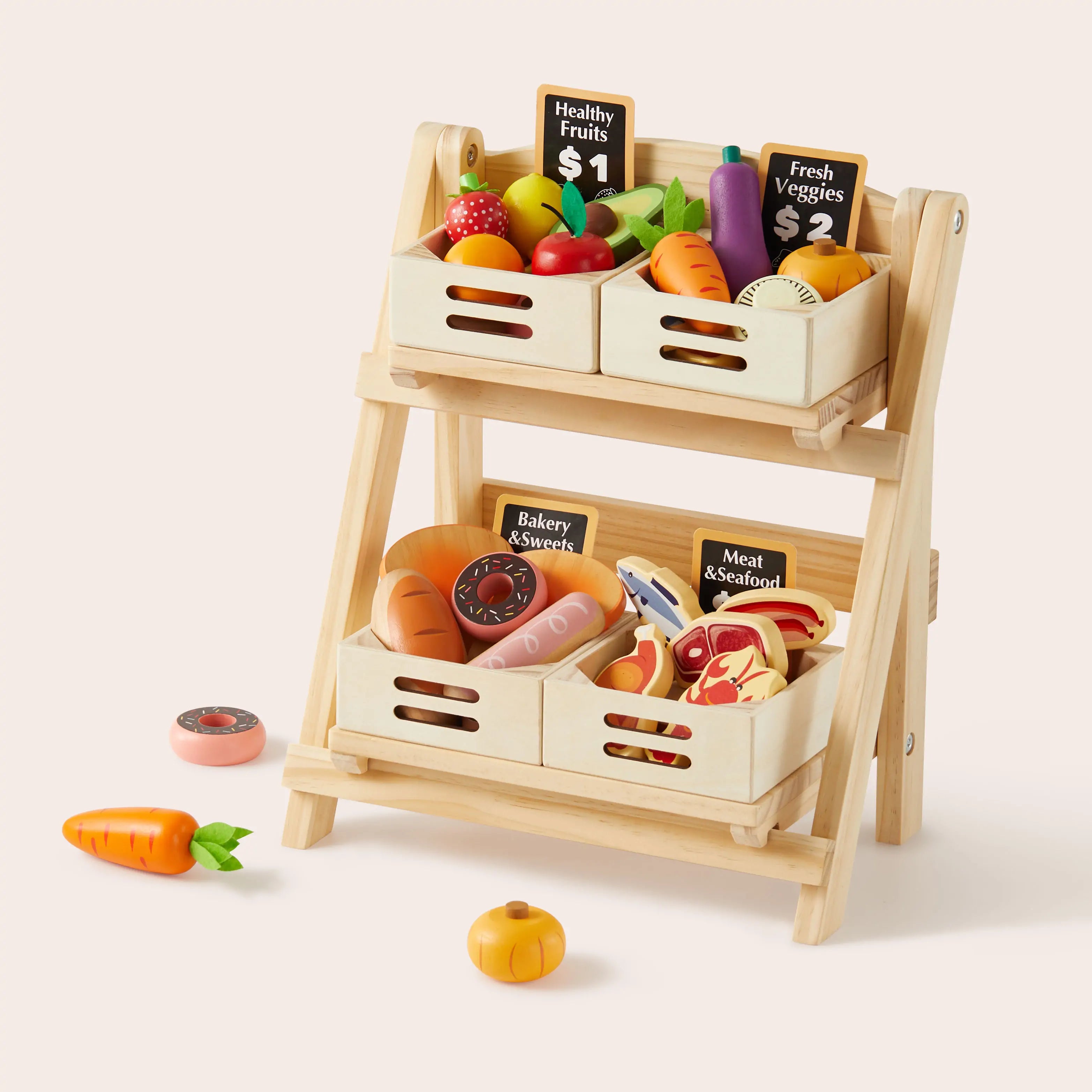 Play Kitchen Food Storage