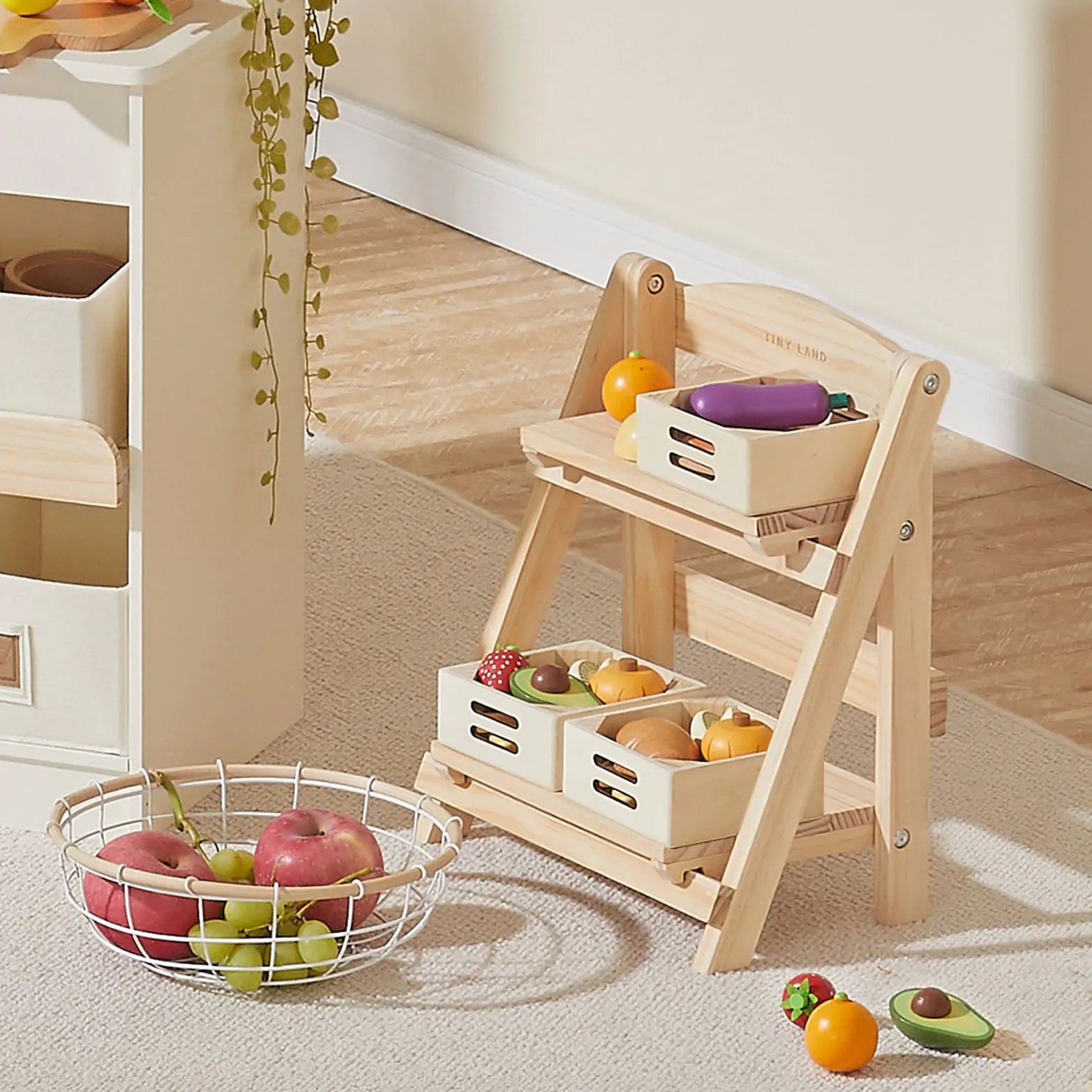 Play Kitchen Food Storage