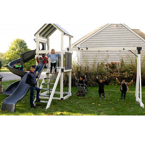 Star Swingsets Star Explorer Playground In Vinyl Full View