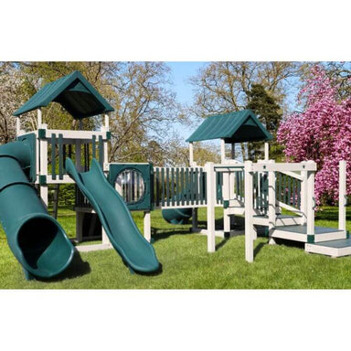 Star Swingsets Star Palace Commercial Playsets Front View