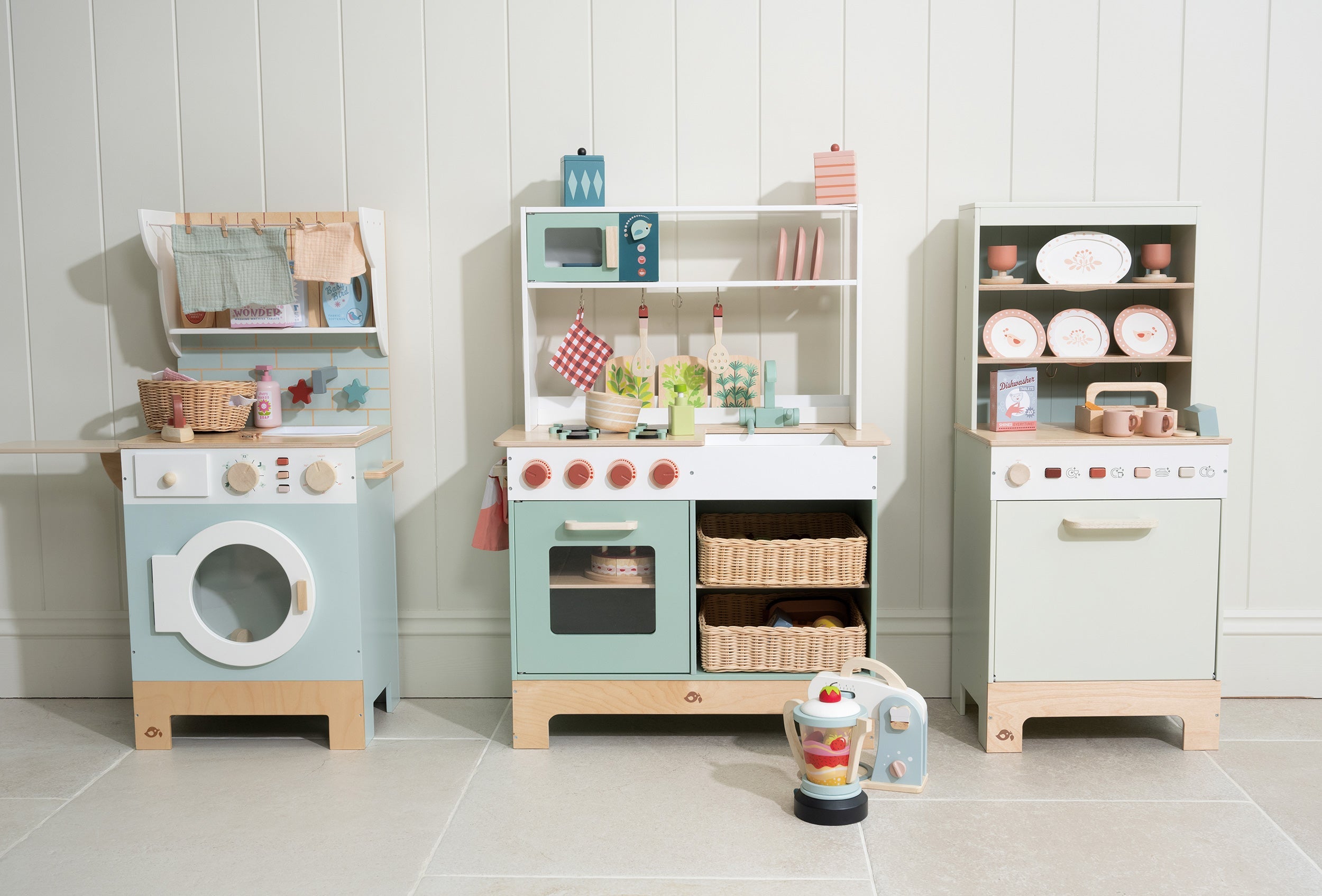Pretend Kitchen Dresser and Dishwasher