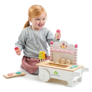 Tender Leaf Ice Cream Cart girl playing