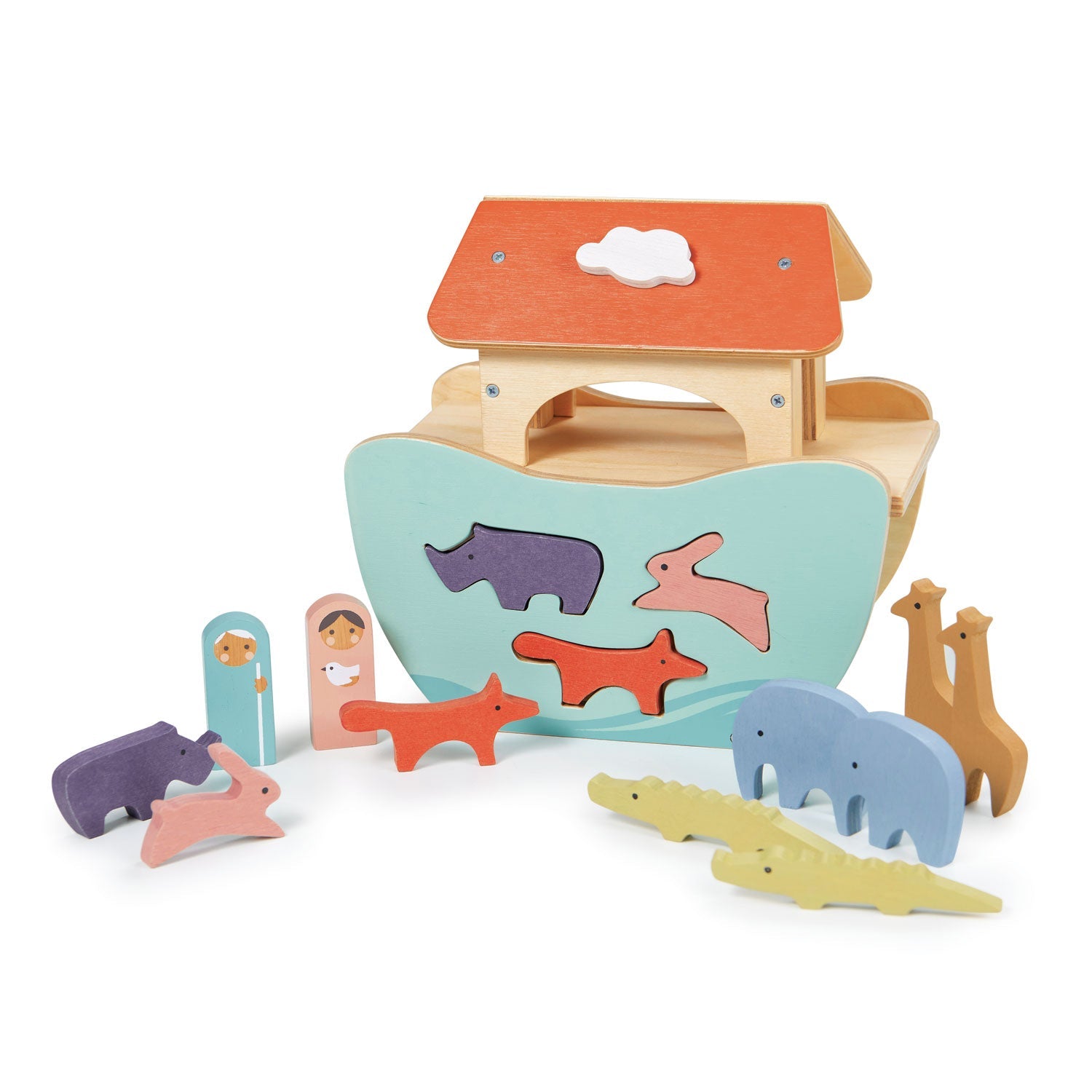 Tender leaf toys noah's shop shape sorter ark