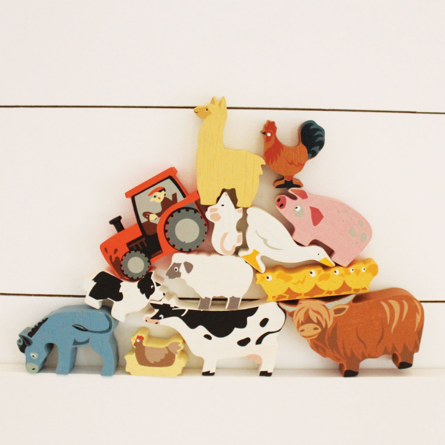 Tender Leaf Farmyard Animals stacked