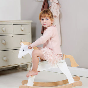 Tender Leaf Lucky Rocking Horse riding
