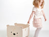 Tender Leaf Pull Along Bear Cart