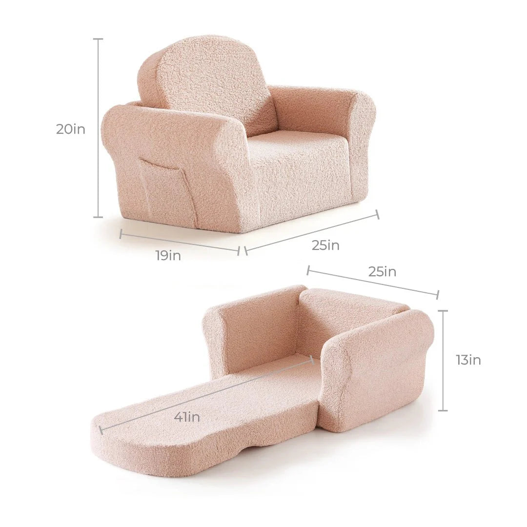 Afternoon Couch | Pink Kids Chair