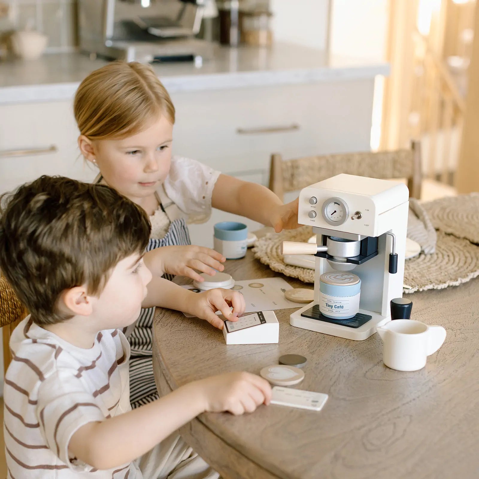 Tiny Land® Wooden Café Play Set for Kids