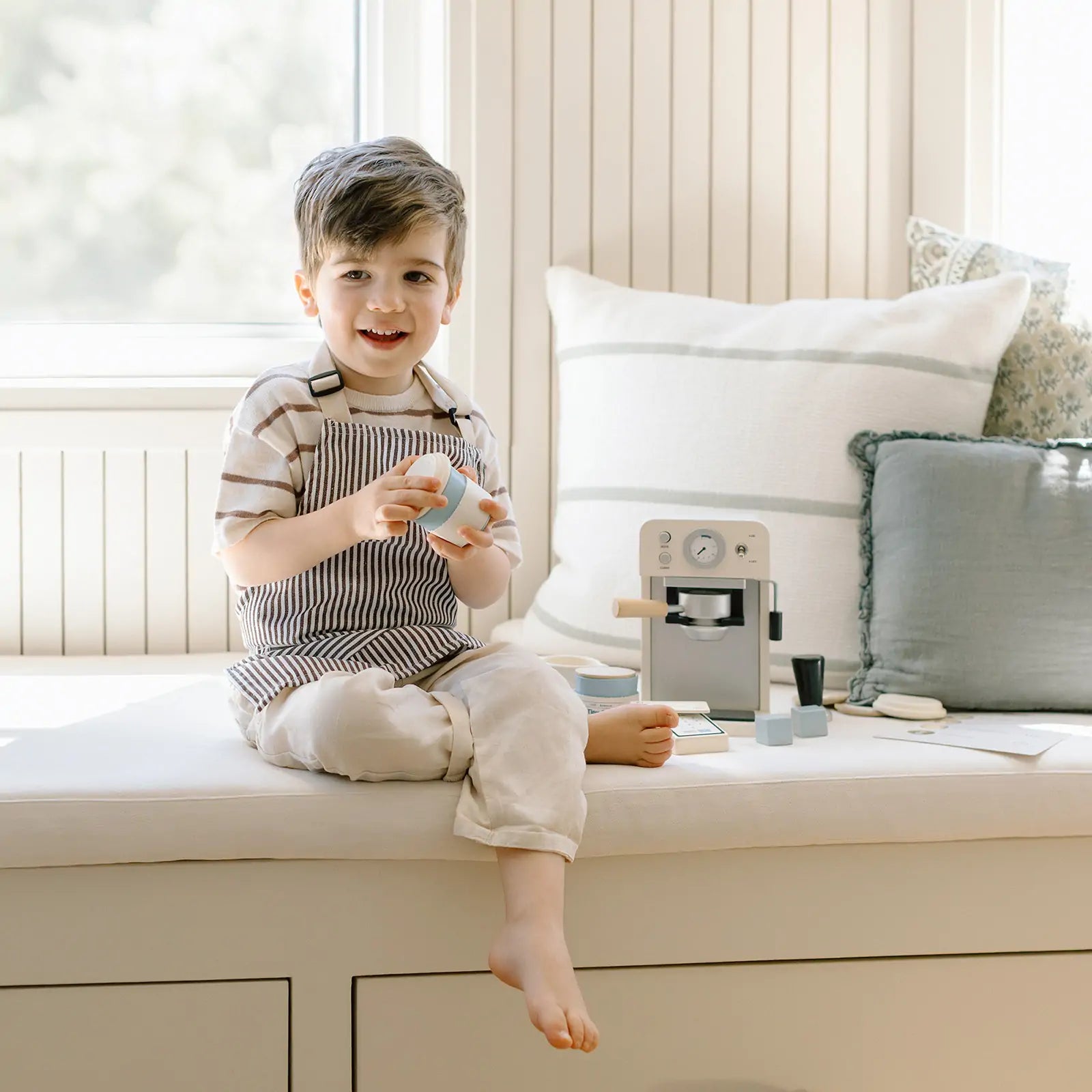 Tiny Land® Wooden Café Play Set for Kids