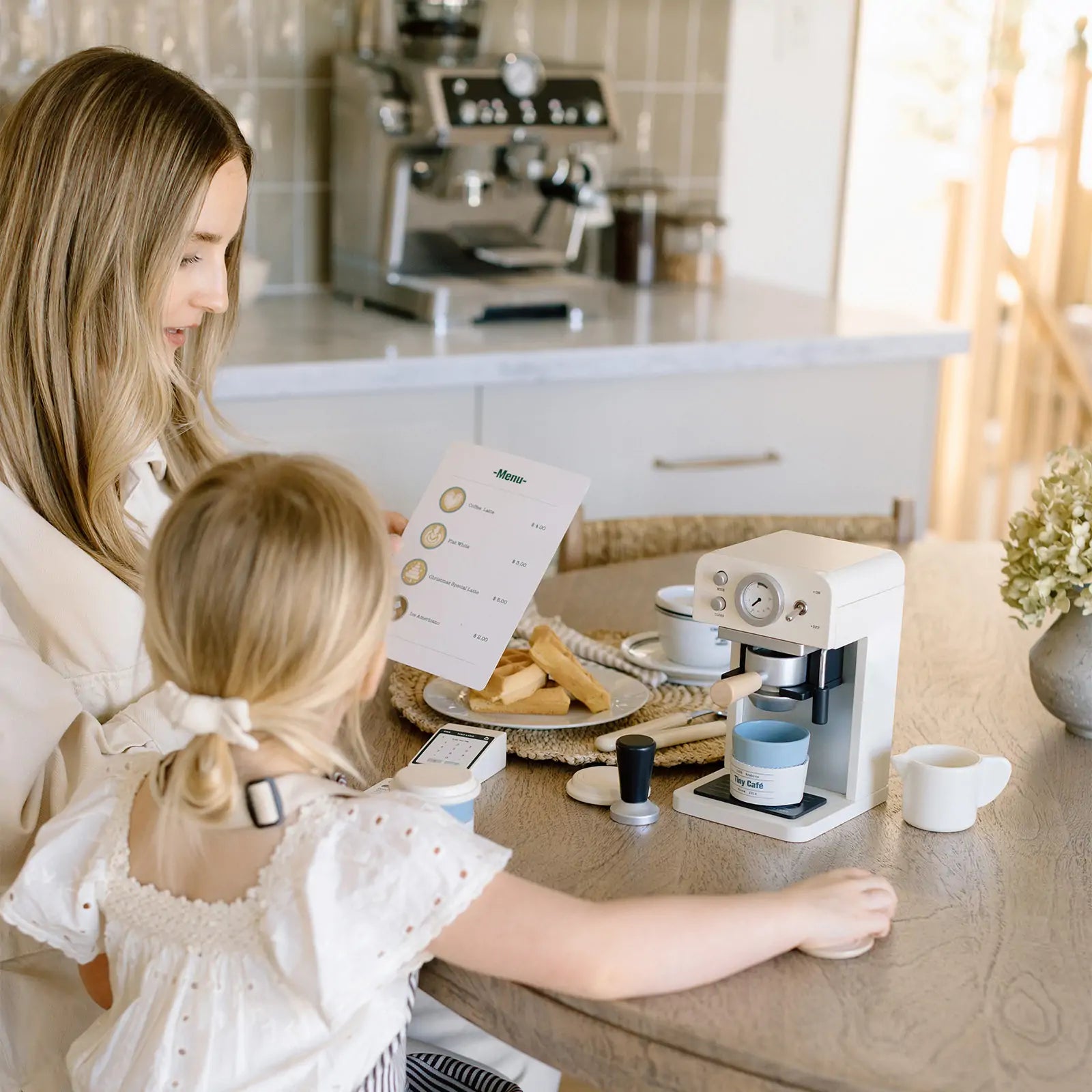 Tiny Land® Wooden Café Play Set for Kids