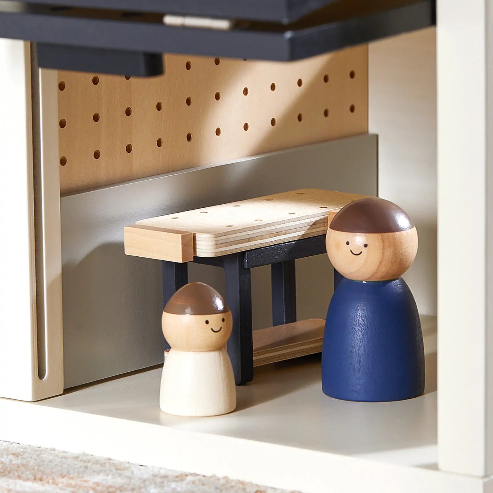 Tiny Land® Wooden Dollhouse Garage