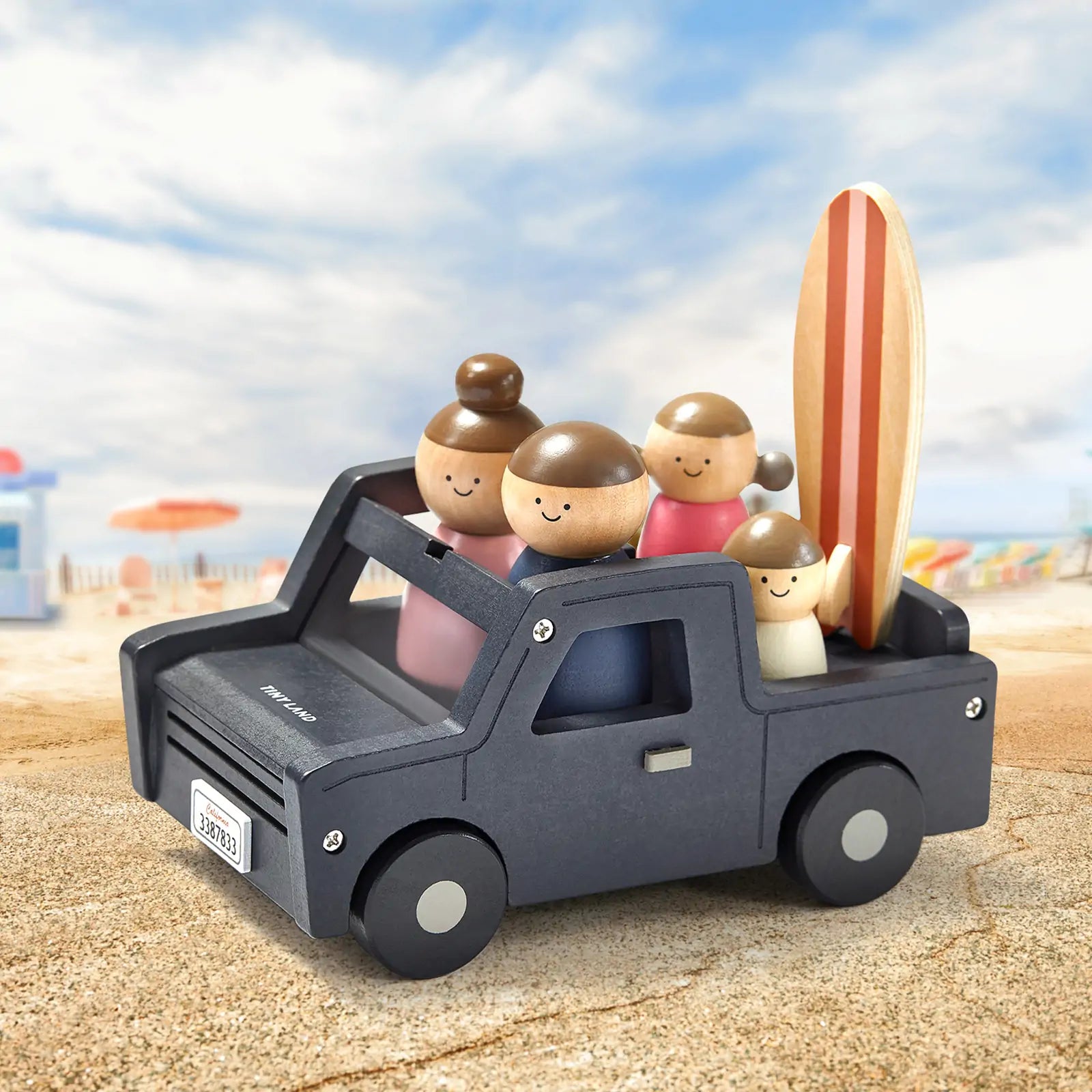 Tiny Land® Wooden Dollhouse Garage