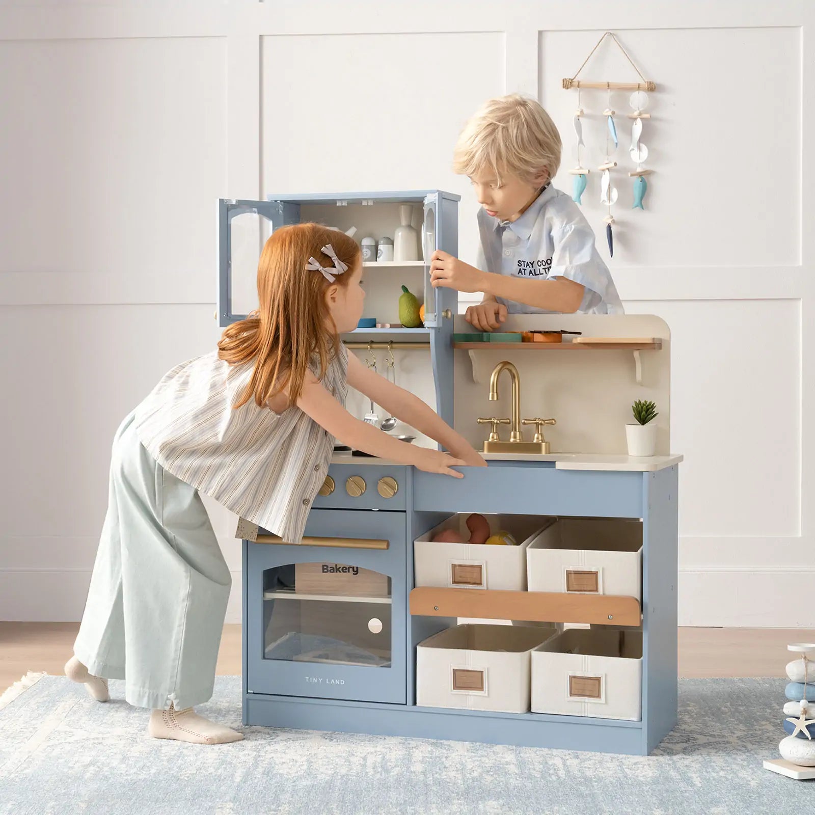 Tiny Land® Play Kitchen | Blue