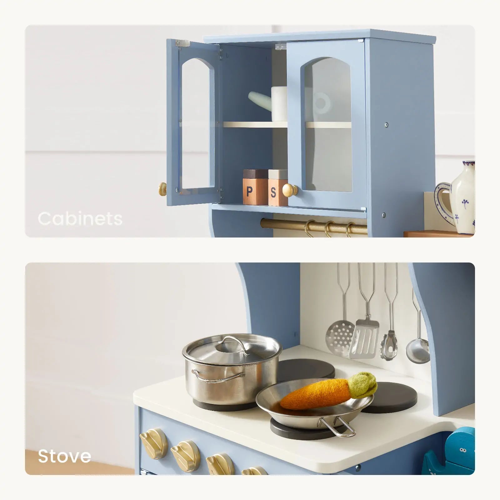 Tiny Land® Play Kitchen | Blue