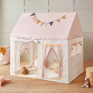 Tiny Land® White and Pink Play Tent
