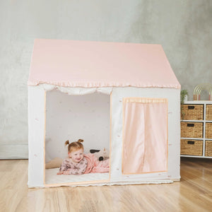 Tiny Land® White and Pink Play Tent