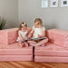The Figgy Play Couch Rose Lifestyle 1