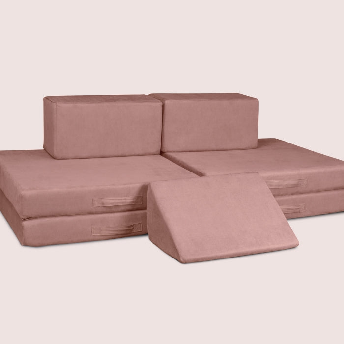 The Figgy Play Couch Wedge Rose