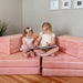 The Mini Figgy Play Couch Cover Sets Rose Lifestyle 2