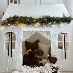 Tiny Land White Playhouse Tent