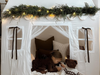Tiny Land White Playhouse Tent