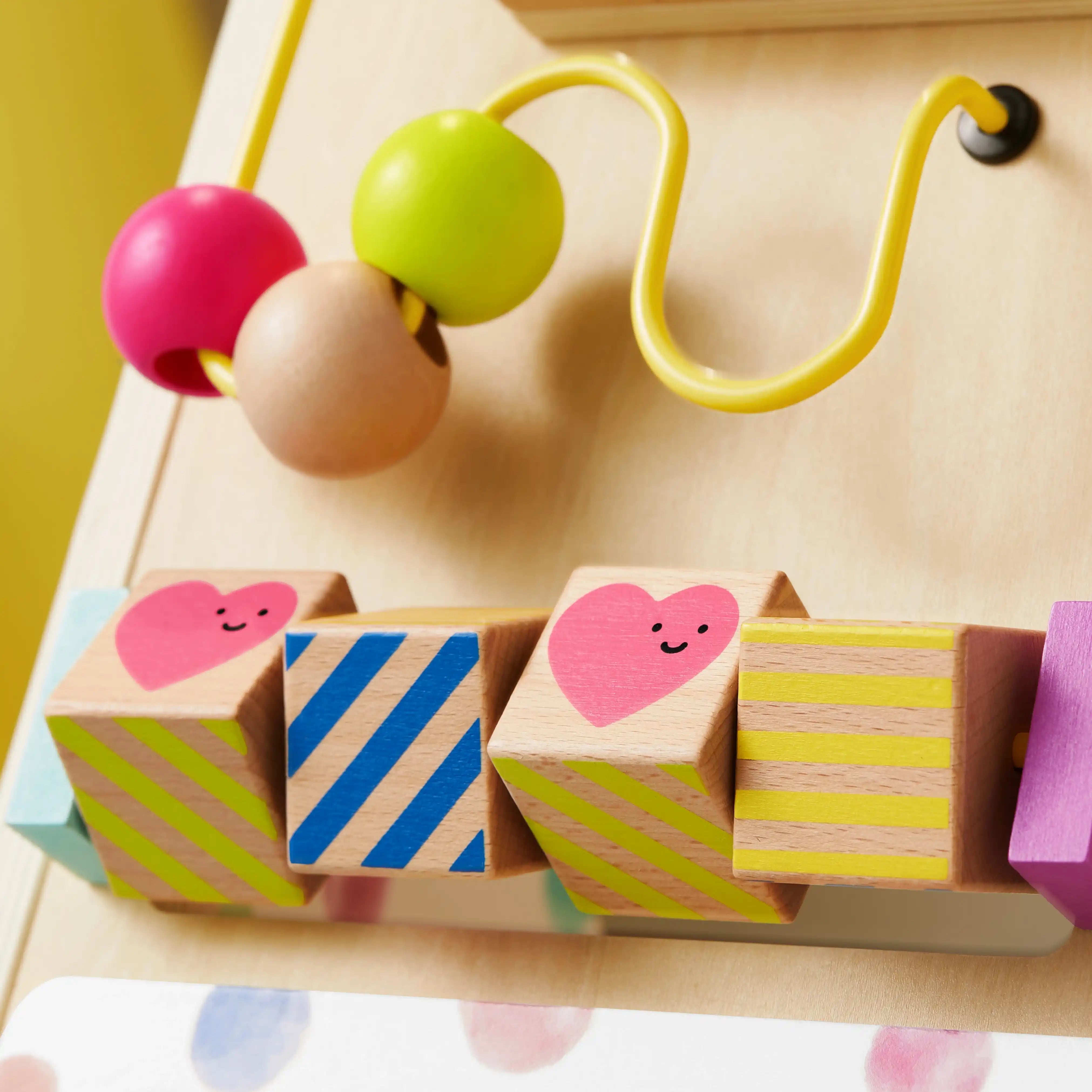 Tiny Land®  Wooden Activity Walker | Rainbow