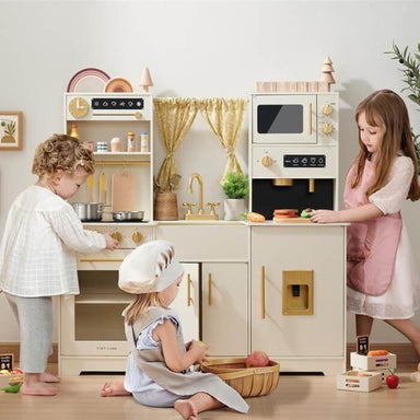 Tiny Land® Trendy Home Style Play Kitchen Full Set Pretend