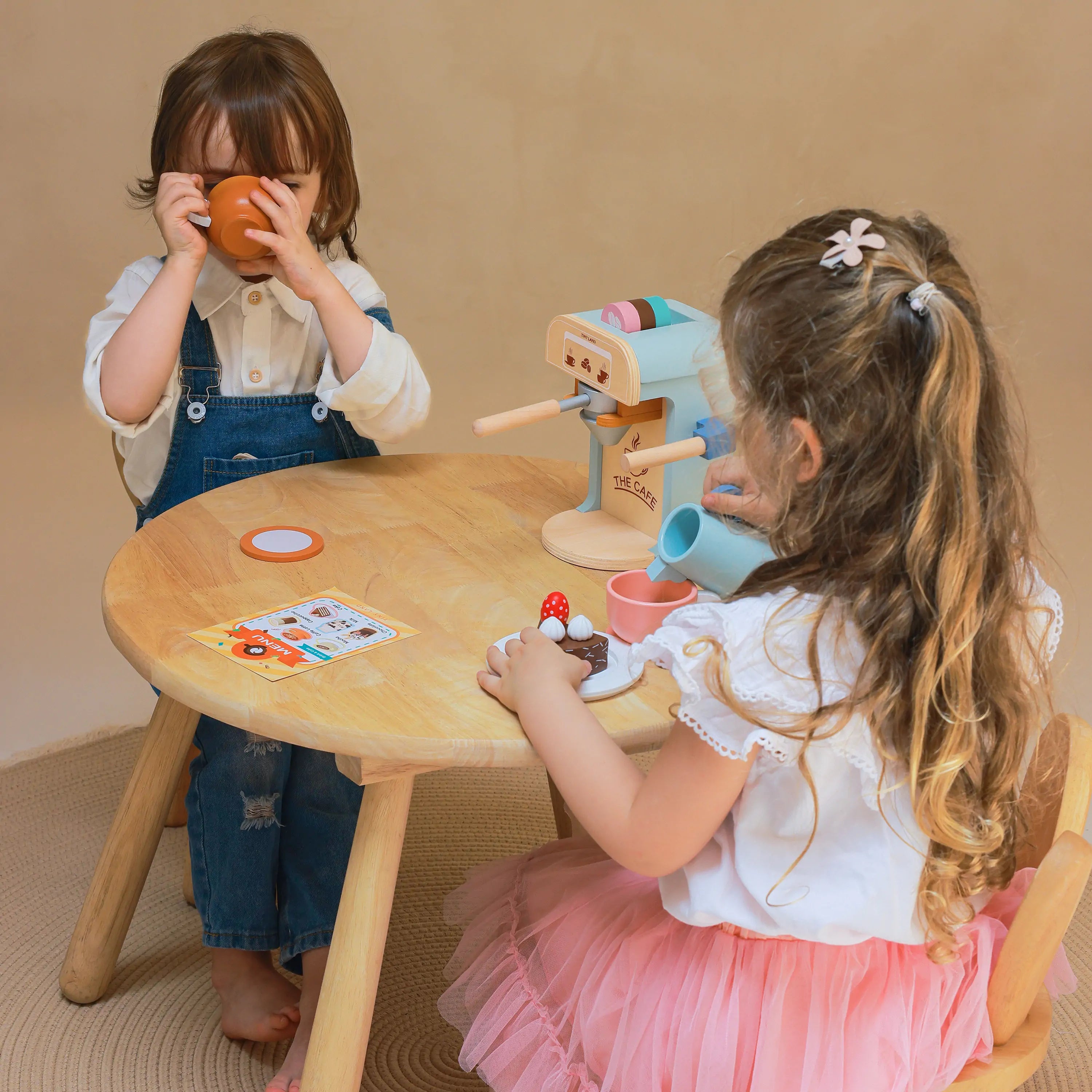 Tiny Land® Wooden Play Coffee Maker