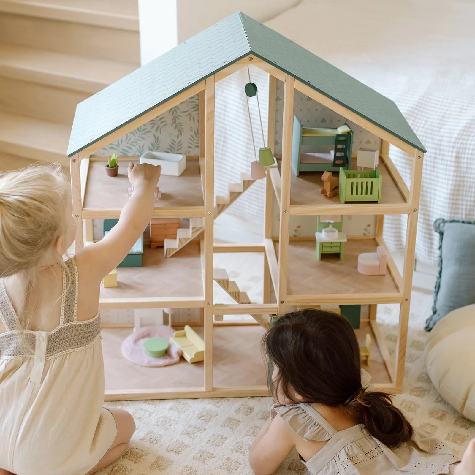 Tiny Land® Sweetwood Evergreen Dollhouse